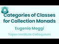 Eugenio moggi categories of classes for collection monads