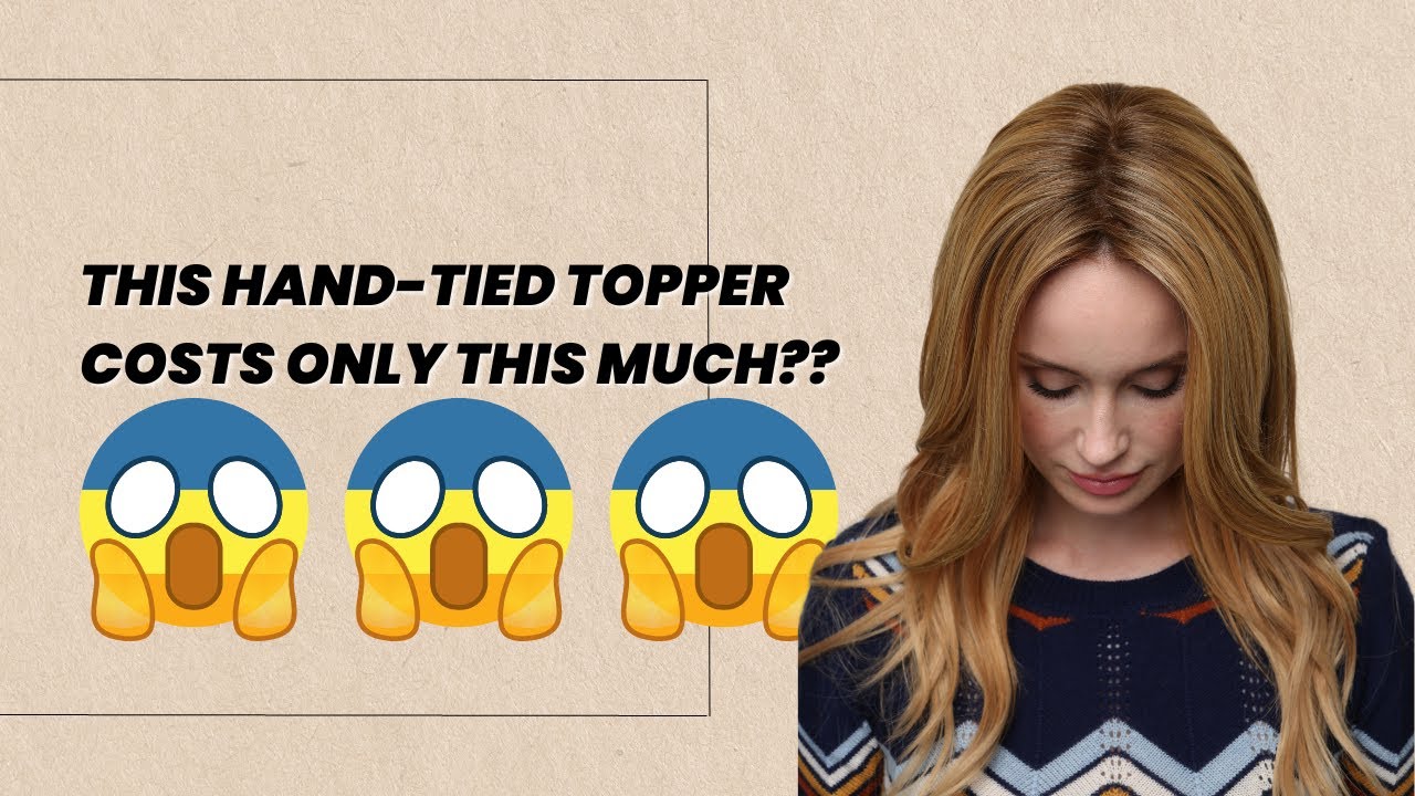 The MOST Affordable, Premium Quality Hand-Tied Heat-Friendly Synthetic Topper From Dimples.