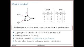 CS568 Deep Learning, Lecture4： Training a Perceptron Fall2020