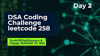 Happy Number LeetCode 202 🚀 | Easy Explanation + Sum of Squaresसंख्याओं का वर्ग और खुश नंबर की पहचान screenshot 1
