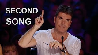 Stephanie McCourt Impresses Simon Cowell with secong SONG. HD