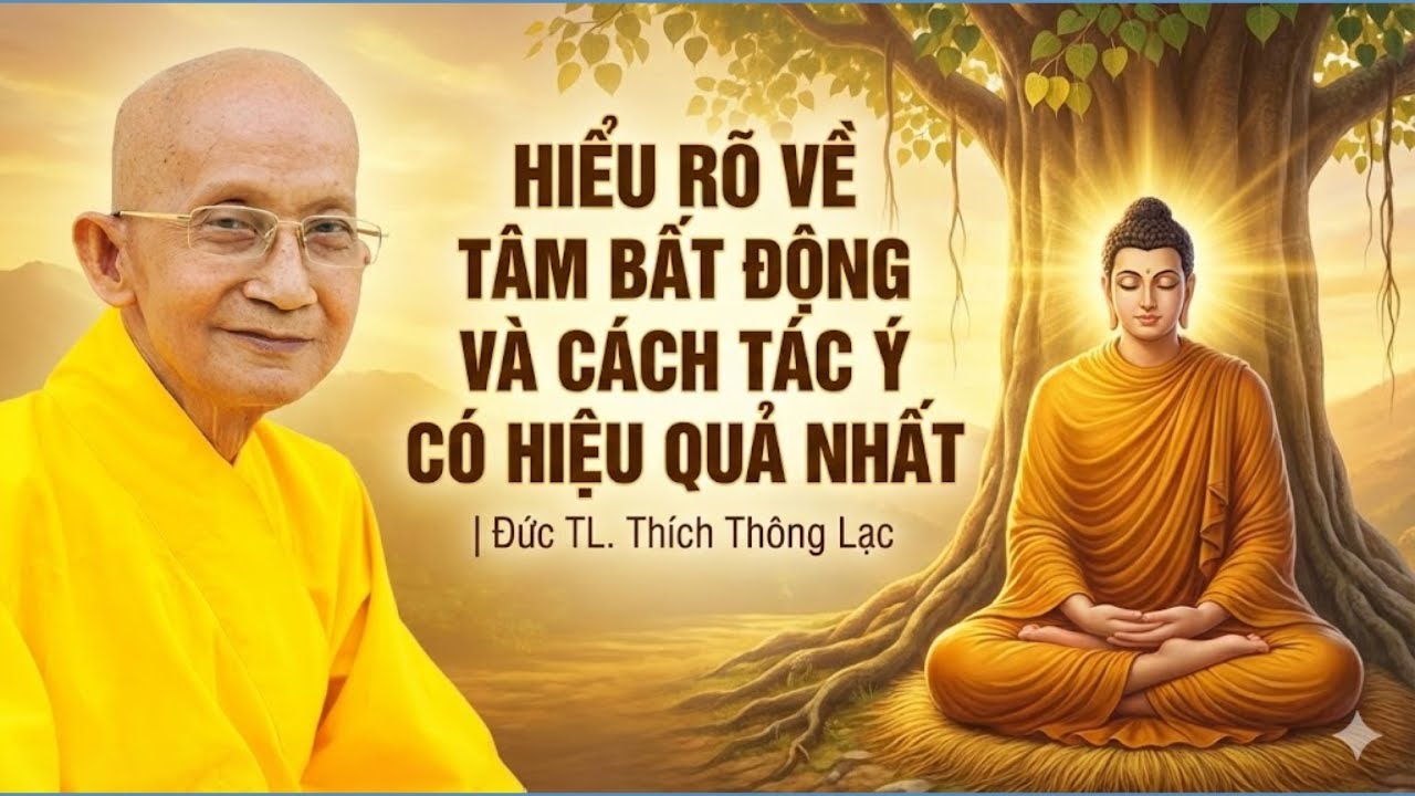 Hiểu Rõ Về Tâm Bất Động Và Cách Tác Ý Có Hiệu Quả Nhất | Đức TL. Thích Thông Lạc