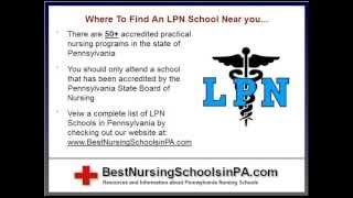 LPN Schools in PA | A Guide To Pennsylvania LPN Programs