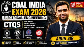 Coal India Exam 2026 | Electrical Engineering | Electrical Machine