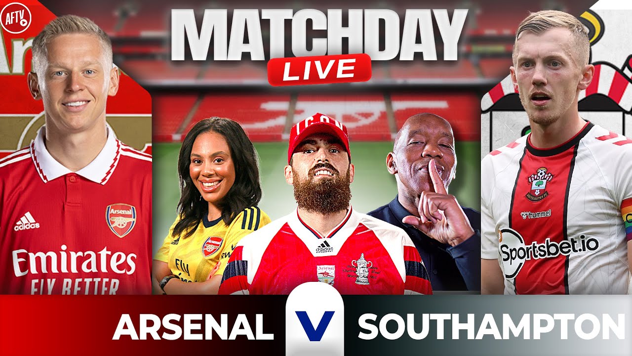 Arsenal 3-3 Southampton Match Day Live ft