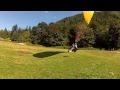 A Perfect Tandem Paragliding Landing