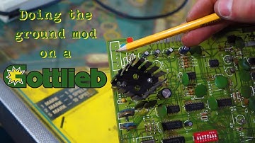 Doing the ground mod on a Gottlieb System 80 or System 80A-game