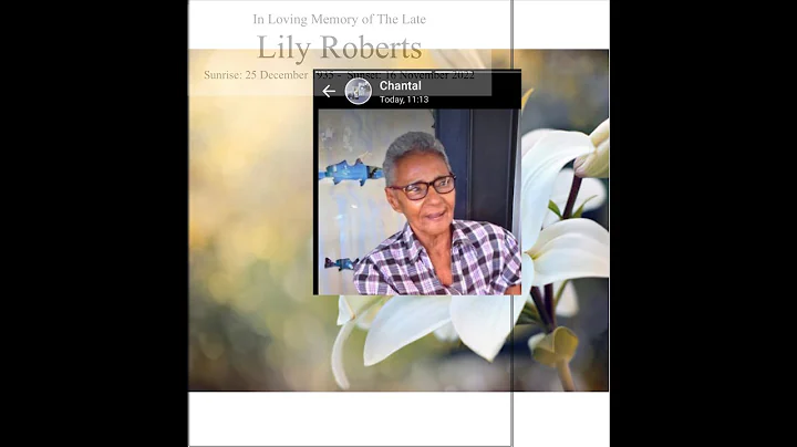 Funeral Service of Lily Roberts