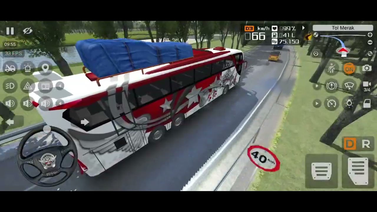new bus drawing truck simulator game 🎮🎮