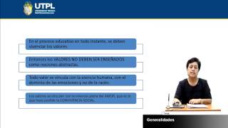 UTPL GENERALIDADES [(CCEE)(PEDAGOGÍA GENERAL)]