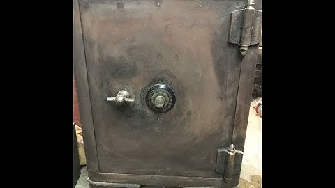 Breaking into locked antique safe! What