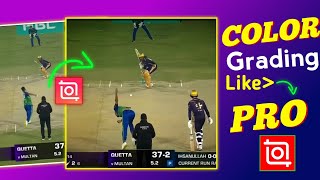 How to edit Cricket videos on inshot || Color Grading in InShot App screenshot 4