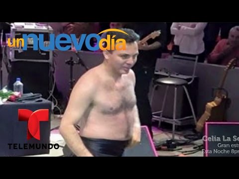 Cristian Castro quedó sin camisa en su concierto | Un Nuevo Día | Telemundo  - YouTube