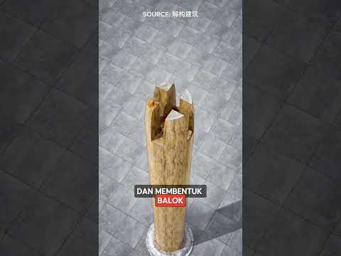 Teknik Bangunan Kayu Kuno Ini Bisa Kuat Tanpa Paku!