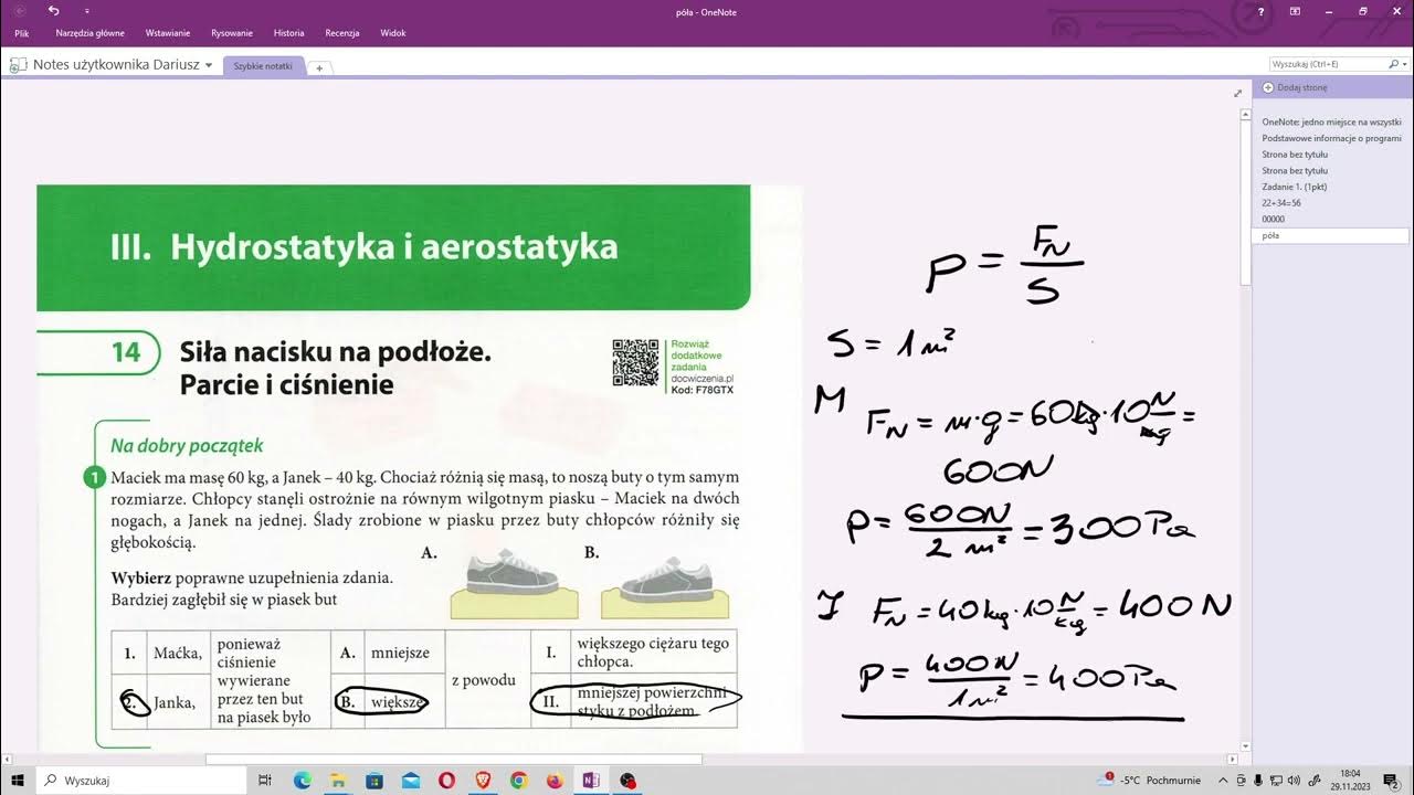 Fizyka Klasa 7 Nowa Era Fizyka klasa 7 Nowa Era zeszyt ćwiczeń strona 41 - YouTube