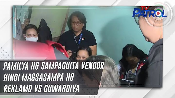 Pamilya ng sampaguita vendor hindi magsasampa ng reklamo vs guwardiya | TV Patrol