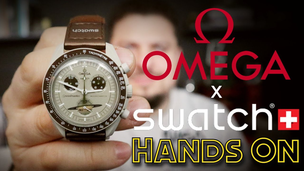 SWATCH X OMEGA Mission to Saturn MOONSWATCH review - YouTube