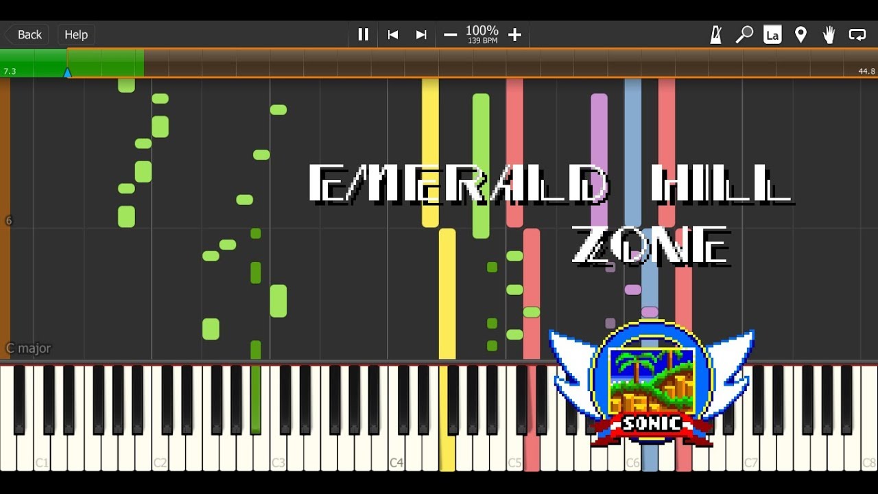 Emerald Hill Zone - Sonic 2- Versão de JL1429 Músicas do Sonic