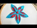 Fancy Flower Embroidery Design for Dress (Hand Embroidery Work)