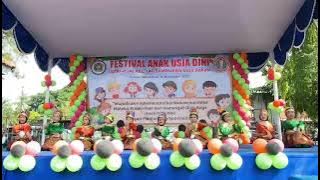 Tari saman juara 1 festival AUD TK Islam Al Barokah