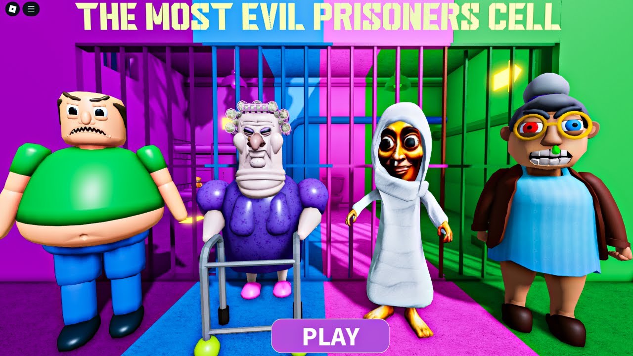 FAT GUY VS GRUMPY GRAN VS TUNG TUNG SAHUR VS EVIL GRANDMA? OBBY Full Gameplay 