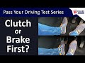 Clutch or Brake First when stopping or slowing down in a manual car?