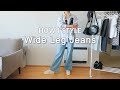 How I Style | Wide Leg Jeans