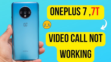 Oneplus 7, 7T video call not working || Video call problem fixed