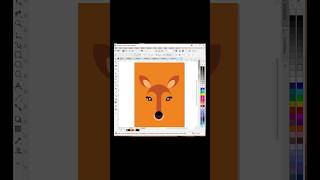 Easy D Design in CorelDRAW | Simple Vector Art Tutorial | Minimalist Animal Design