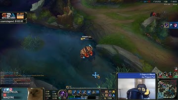 Imaqtpie kills Gosu using plant mechanics - League of Legends