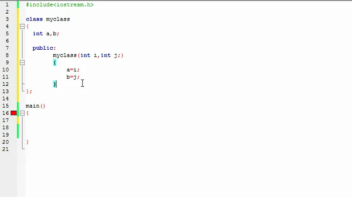 C++ Tutorial:Parameterized Constructor [HD]