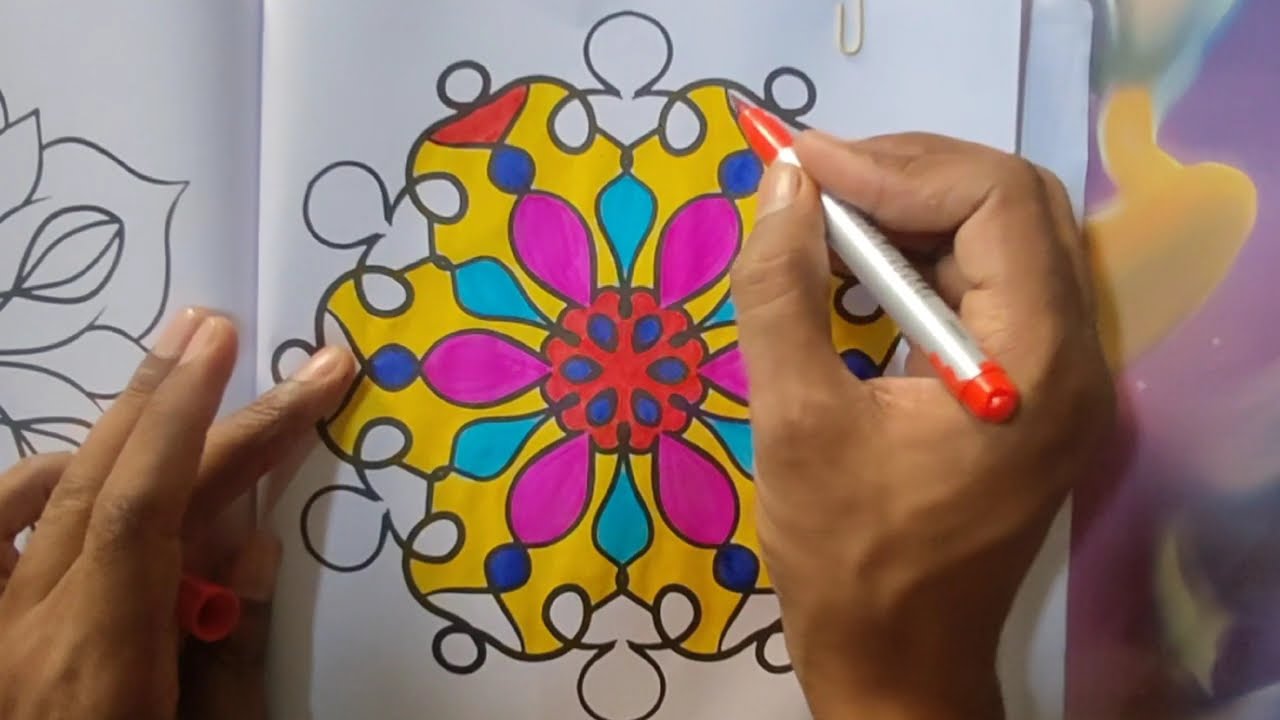 Relaxing Mandala Art | Step-by-Step Mandala Drawing for Beginners 