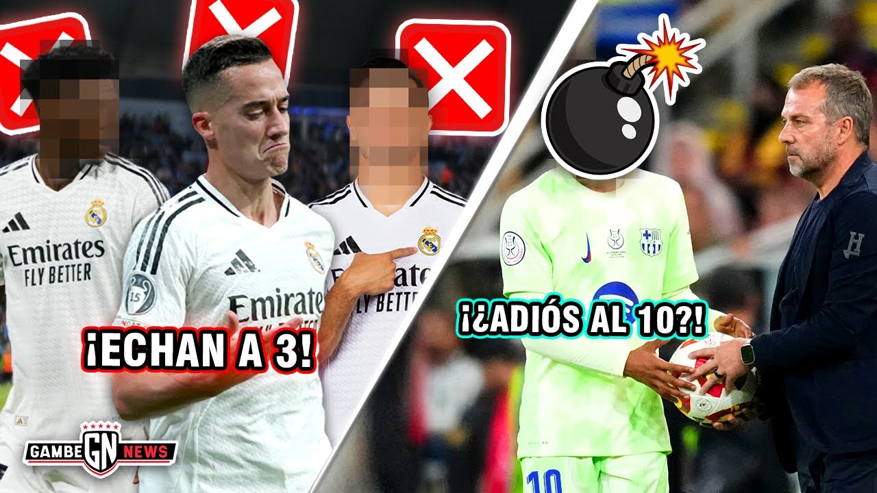Real Madrid REACCIONA y quiere ECHAR A 3❌l¡BARÇA dice adiós a su