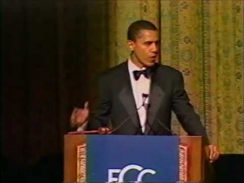 The Honorable Barack H. Obama, Senator-Elect for Illinois, 12/6/04 (Excerpt) - YouTube