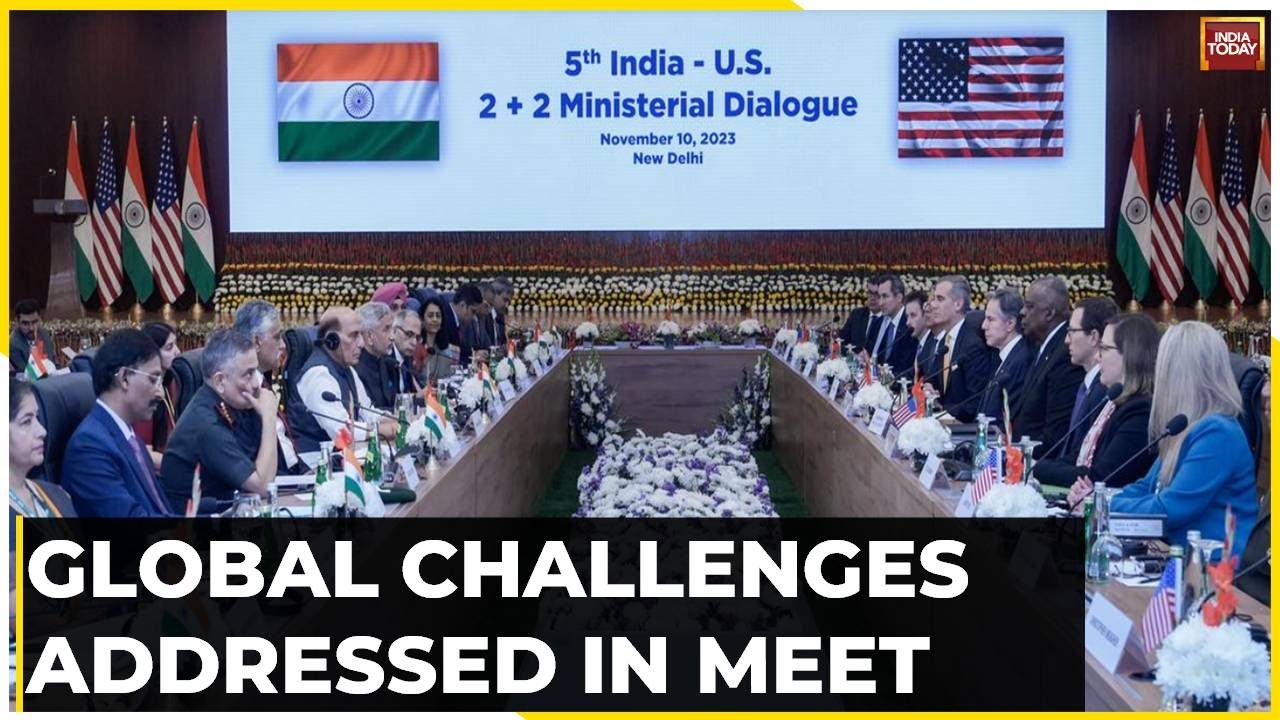 India, U.S. Hold 2+2 Ministerial Dialogue With Focus On Indo-pacific And Global Challenges