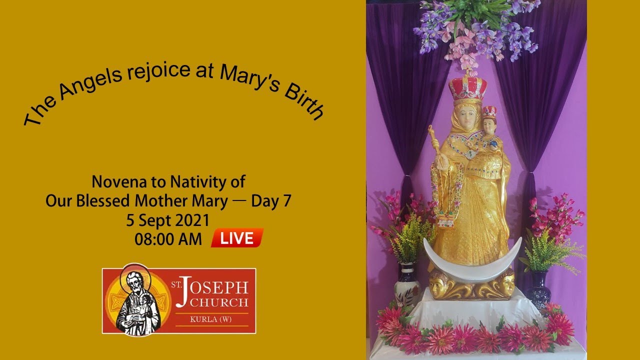 Novena to Nativity of Our Lady Day 7 The Angels rejoice at Mary's