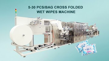 Wet Wipes Machine for Portable Pack (5-30 pcs) | Wet Wipes Pouch Machine