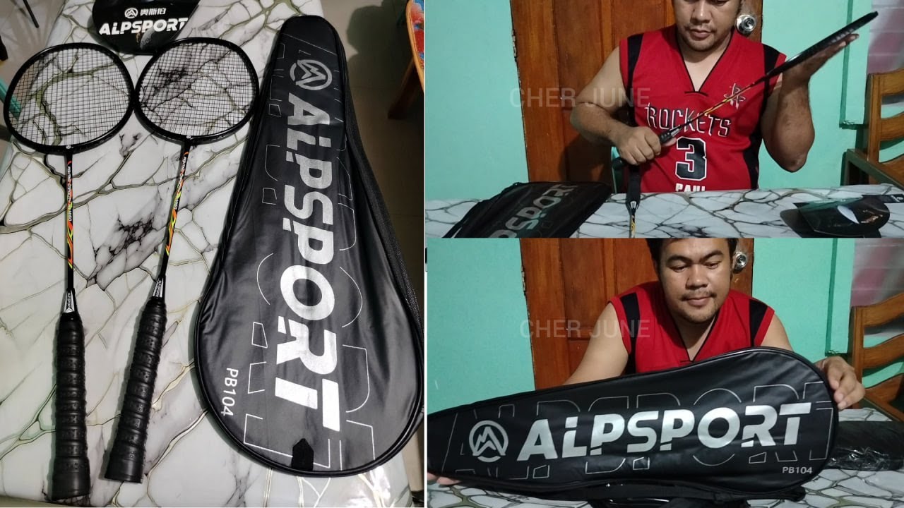 Alsprots Racket Unboxing My New ALPSPORT Badminton Racket! │ CHER JUNE - YouTube