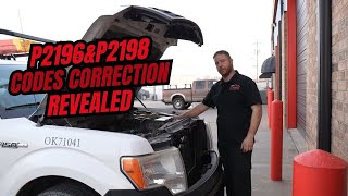 Mastering the Fix for P2196 & P2198 Codes in Your Ford F150!