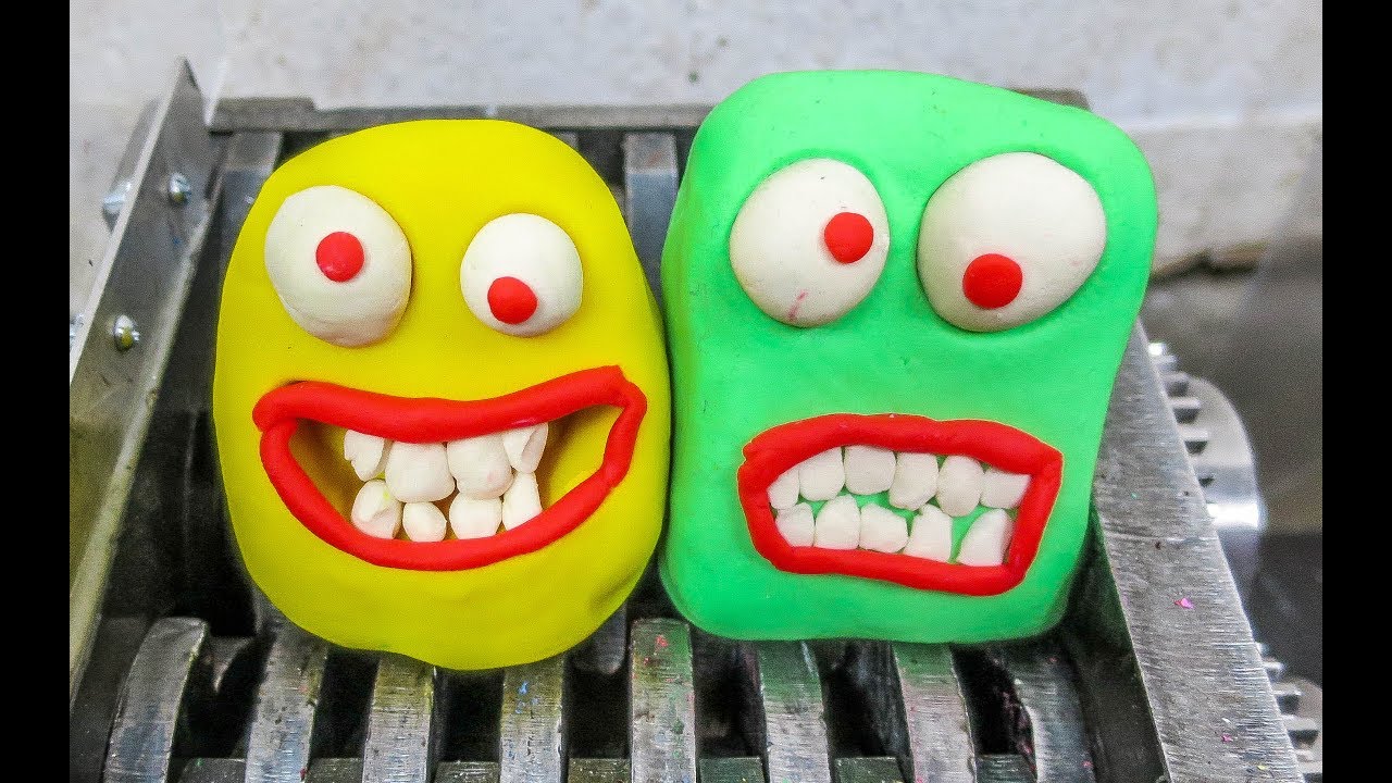 experiments for kids Shredding Play-Doh Monsters!! Must Watch!