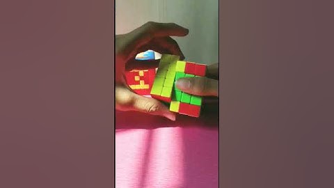 M,J letter in cube #shorts @IndiCoder @BLegendd @KingofCubers