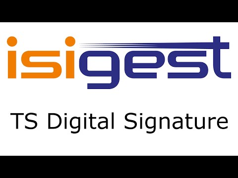 ISIGEST SRL - CORSO TS DIGITAL SIGNATURE 15/06/2021