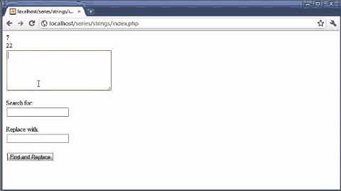 Beginner PHP Tutorial   56   Creating a Find and Replace Application Part 3