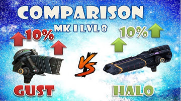 Halo vs Gust after BUFF comparison war robots