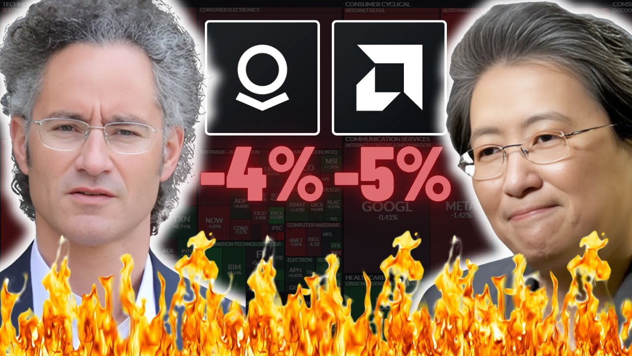 Why is palantir and amd stock down today time to buy the dip pltr