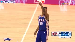 Markelle Fultz Return Full Coverage 2018.3.26 Sixers vs Nuggets 10 Pts, 8 Asts! | FreeDawk