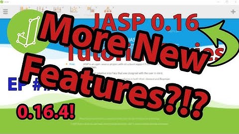 JASP 0.16.4 Released! SO MANY MORE NEW FEATURES!