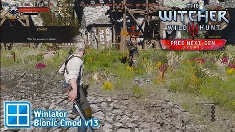 Winlator Cmod v13 - Gameplay The Witcher 3 Wild Hunt Next Gen (Windows) On Android
