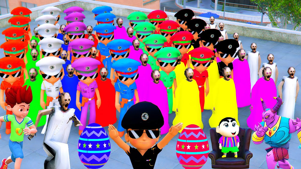 Zombie LITTLE SINGHAM Zombie GRANNY WITH Zombie KICKO Zombie SHINCHAN FOUND IN GTA 5 #6