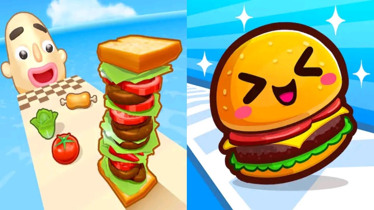Sandwich Runner vs Food Run - Max Levels Unlocked SpeedRun Gameplay - New Update 2026